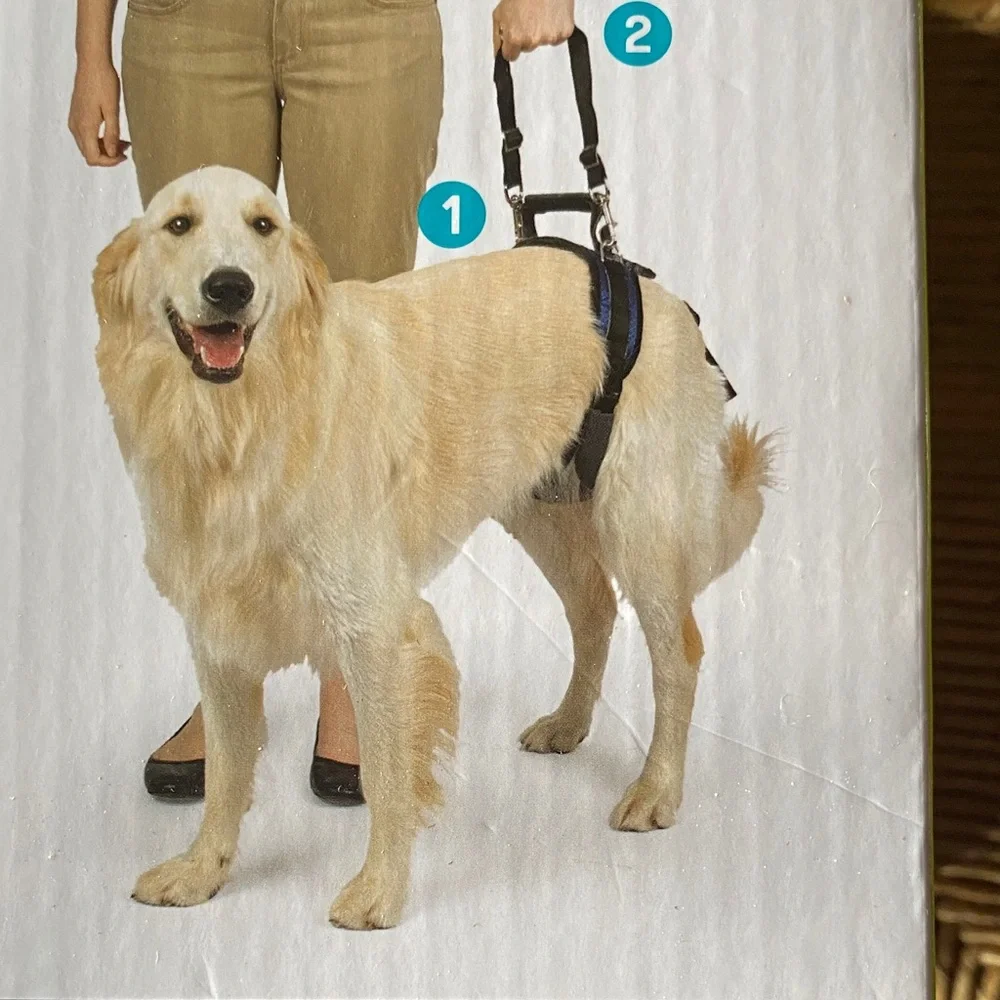 PetSafe Rear Support Harness - Black and White